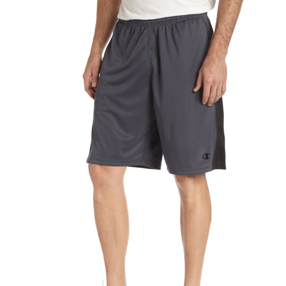 Champion Vapor Powertrain knit Gray/Black shorts